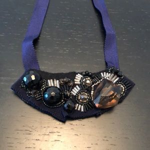 🌟J Crew beaded blue necklace